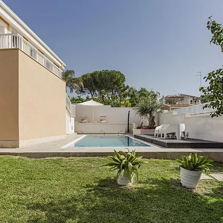 Willa Luxury Urania With Pool - Stella Del Mare Fontanebianche Fontane Bianche